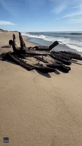 Shipwreck Washes Up on Nantucket Beach 139 Years After Being Lost in a Storm