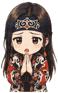 Sorry Sticker Sticker by Ainu Ekashina