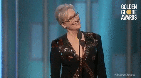 Meryl Streep Lol GIF by Golden Globes