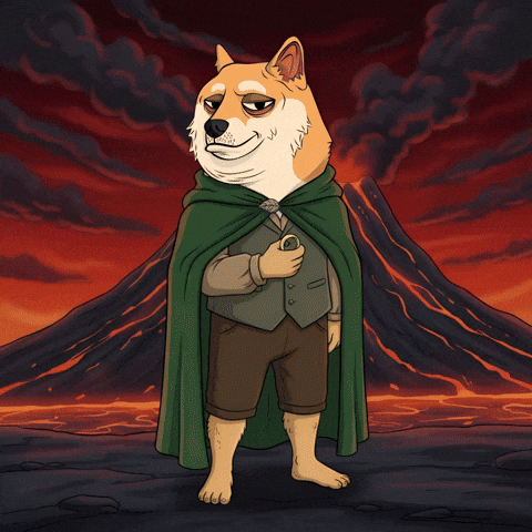 Lord Of The Rings Illustration GIF by Doge Pound