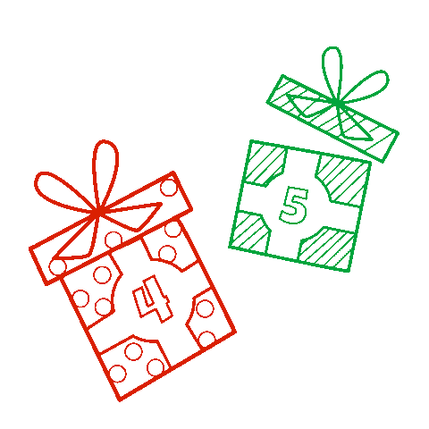 Holiday Presents Sticker by Learning Resources