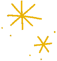 Happy New Year Stars Sticker