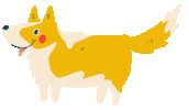 Dog Corgi Sticker