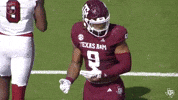 College Football Shrug GIF by Texas A&M Athletics