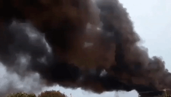 Huge Plume of Toxic Black Smoke Rises From West Footscray Industrial Fire