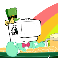 St Patricks Day Bitcoin Sticker by Ordinary Friends