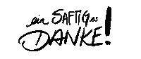 Illustration Thank You Sticker by Saftig Magazin