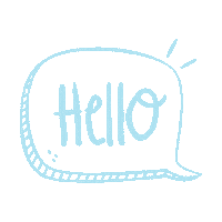 blink hello Sticker