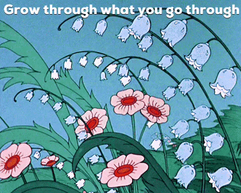 Truebeautymarks flowers flow grow struggle GIF