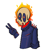 Skull Sticker by brookskully