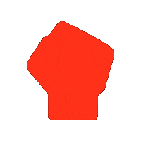 Fist Communism Sticker by Rosa-Luxemburg-Stiftung