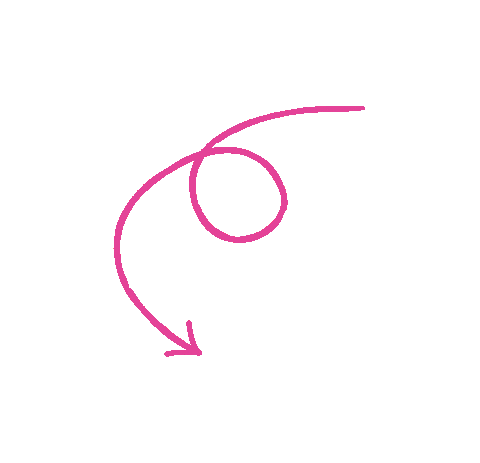 Pink Arrow Sticker by Kraamzus