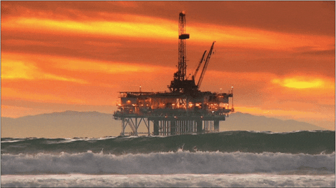 sunset oil GIF