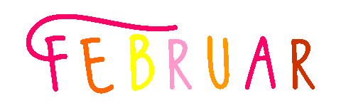 Month February Sticker
