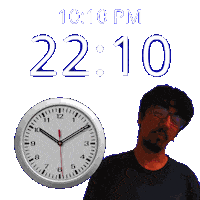 10 10 10Pm Sticker