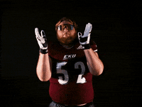 College Football Schroeder GIF by EKU Sports