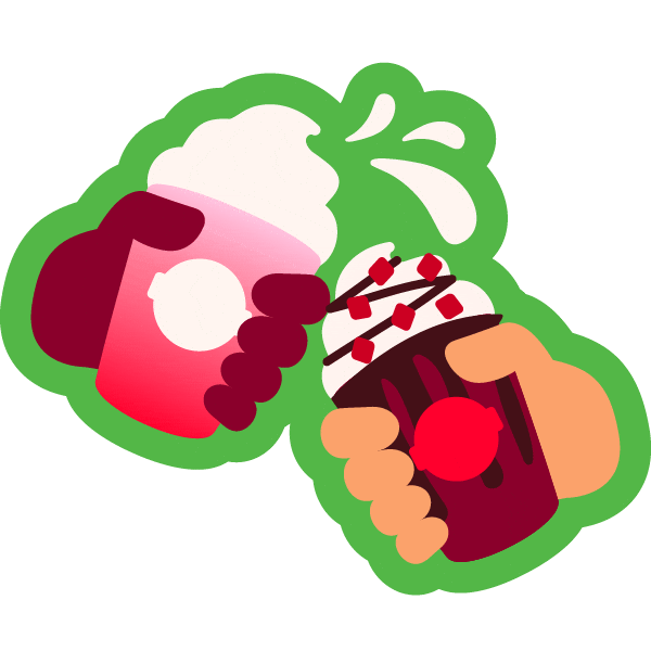 Christmas Cheers Sticker by Scooter's Coffee