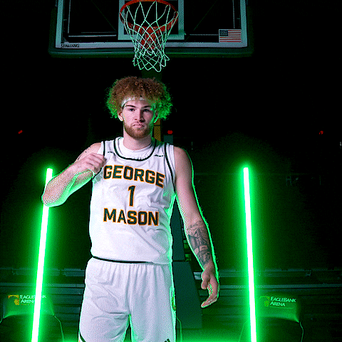 George Mason Patriots GIF by George Mason Basketball