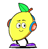 Dance Fruit Sticker by JBL Audio