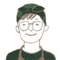 28fb7aae6d7846a2930ef78a68ae68 girl glasses bread sweets Sticker