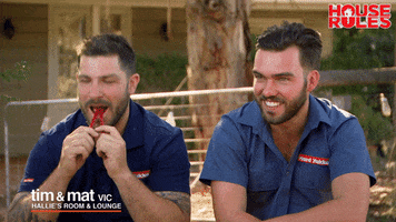 tim eat GIF by Channel 7