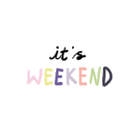 Week End Sticker