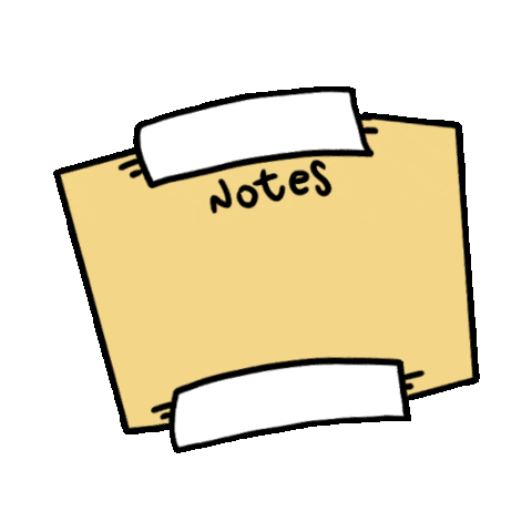 pannroca giphyupload notes papel notas Sticker