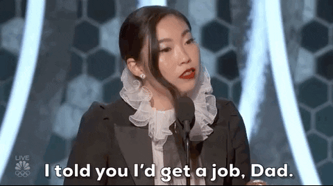 Awkwafina GIF by Golden Globes