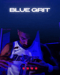 Mens Basketball GIF by DePaul Blue Demons