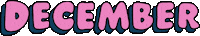 December Sticker by Poppy Deyes