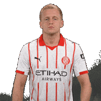 Van De Beek Celebration Sticker by Girona FC