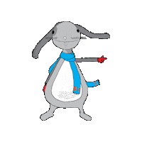 geluidshuis konijn geluidshuis kabouter korsakov Sticker