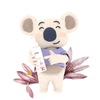 Navilababy indonesia koala saranghae greentea Sticker