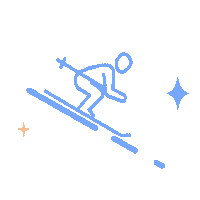 Ski Sticker by Nicolaus Tour