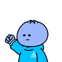 Angry Oh No Sticker by Kudaberi