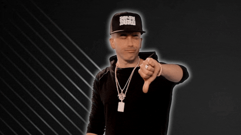 roc nation thumbs down GIF by Yandel