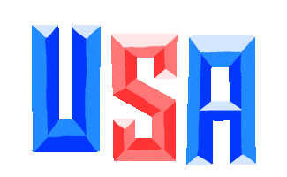 United States Sparkle Sticker by coopidydoopidy
