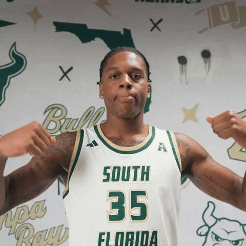 South Florida Basketball GIF by USF Athletics