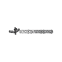 Black Out Techno Sticker by Tech Avenue Records