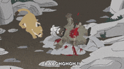MOUNTAIN LION attack GIF by South Park 