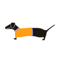 Dog Daschund Sticker by milagrosbonasso