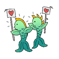 In Love Wow Sticker