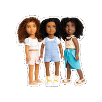 healthyrootsdolls dolls naturalhair curlfriends healthyrootsdolls Sticker
