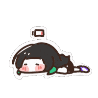 Tired No Battery Sticker