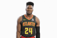 Bruno Fernando Reaction GIF by Atlanta Hawks