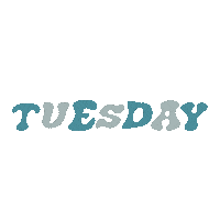 Days Of The Week Tuesday Sticker