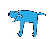 Excited Dog Day Sticker