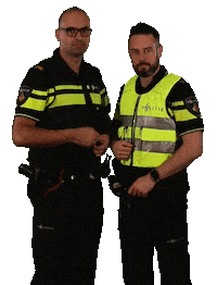 politie agent bad boys suit up politie Sticker