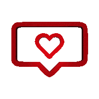 gundistudios love heart 3d like Sticker