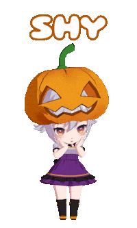 EpicLeague anime halloween mad pumpkin Sticker